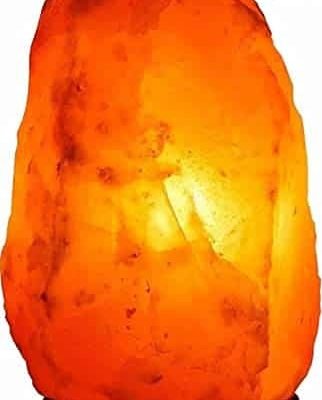 Himalayan Salt Lamp: Dimming Pink Light Home Decor Night Light