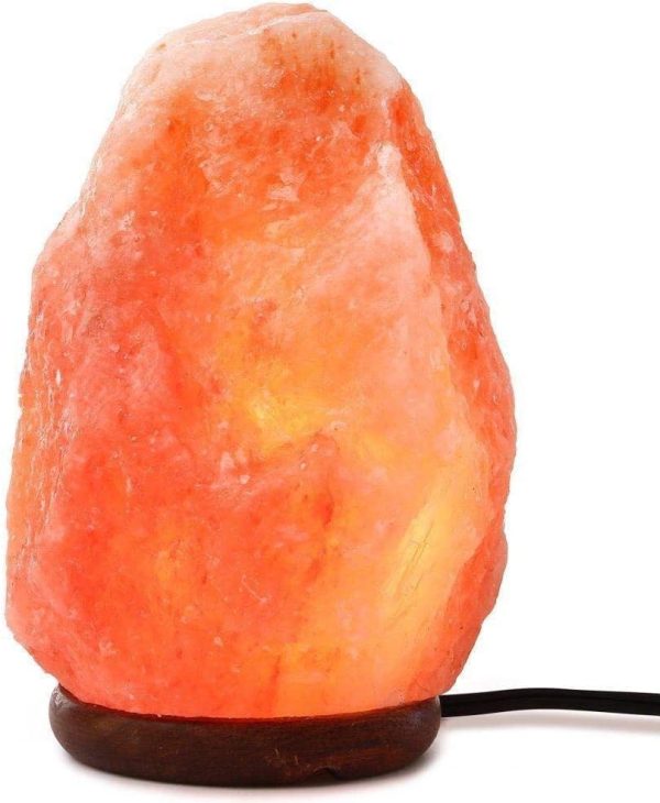 Himalayan Salt Lamp: Dimming Pink Light Home Decor Night Light - Image 5