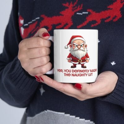 Funny Angry Santa Coffee Mug