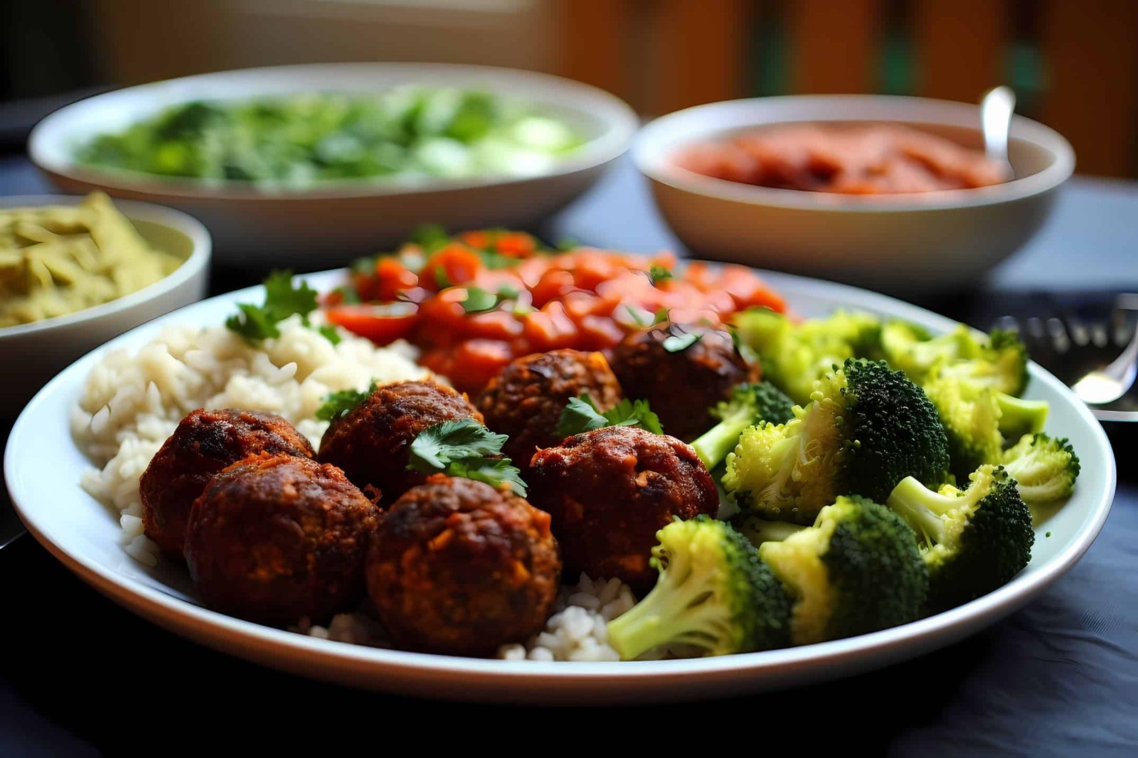Meatless meatballs